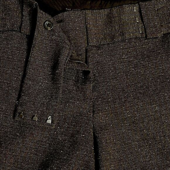 The Limited, Drew-Fit, Lined, Brown Tweed/Twill, Suit/Dress-Slacks. Size 10. - Picture 3 of 7